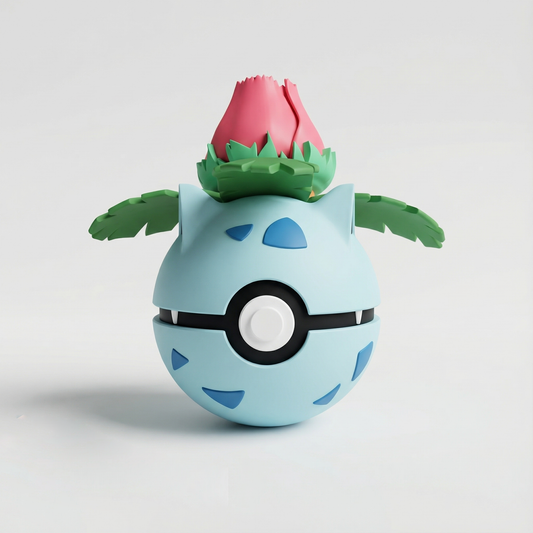Figura de Ivysaur Gen 1 impresa en 3D