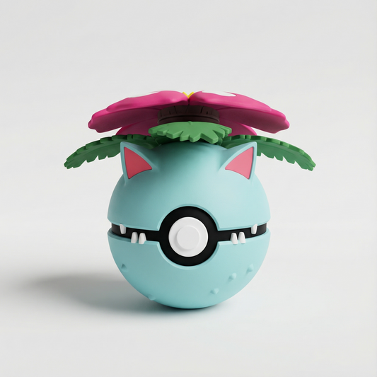 Figura 3D Venusaur tipo Planta y Veneno