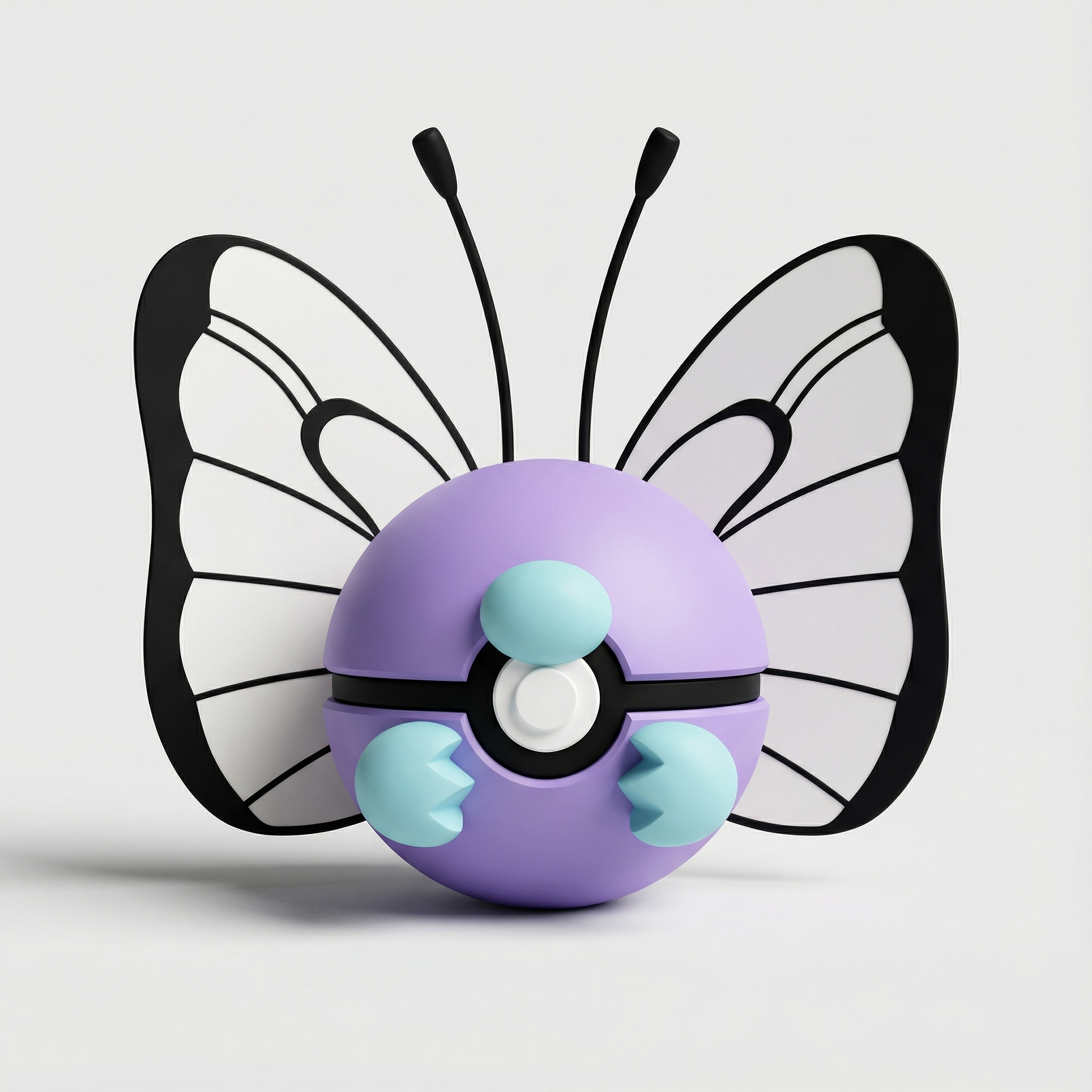 Figura 3D de Butterfree Pokemon Gen 1