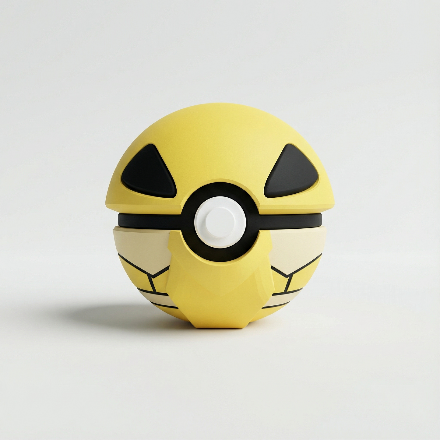 Figura 3D de Kakuna dentro de Pokéball