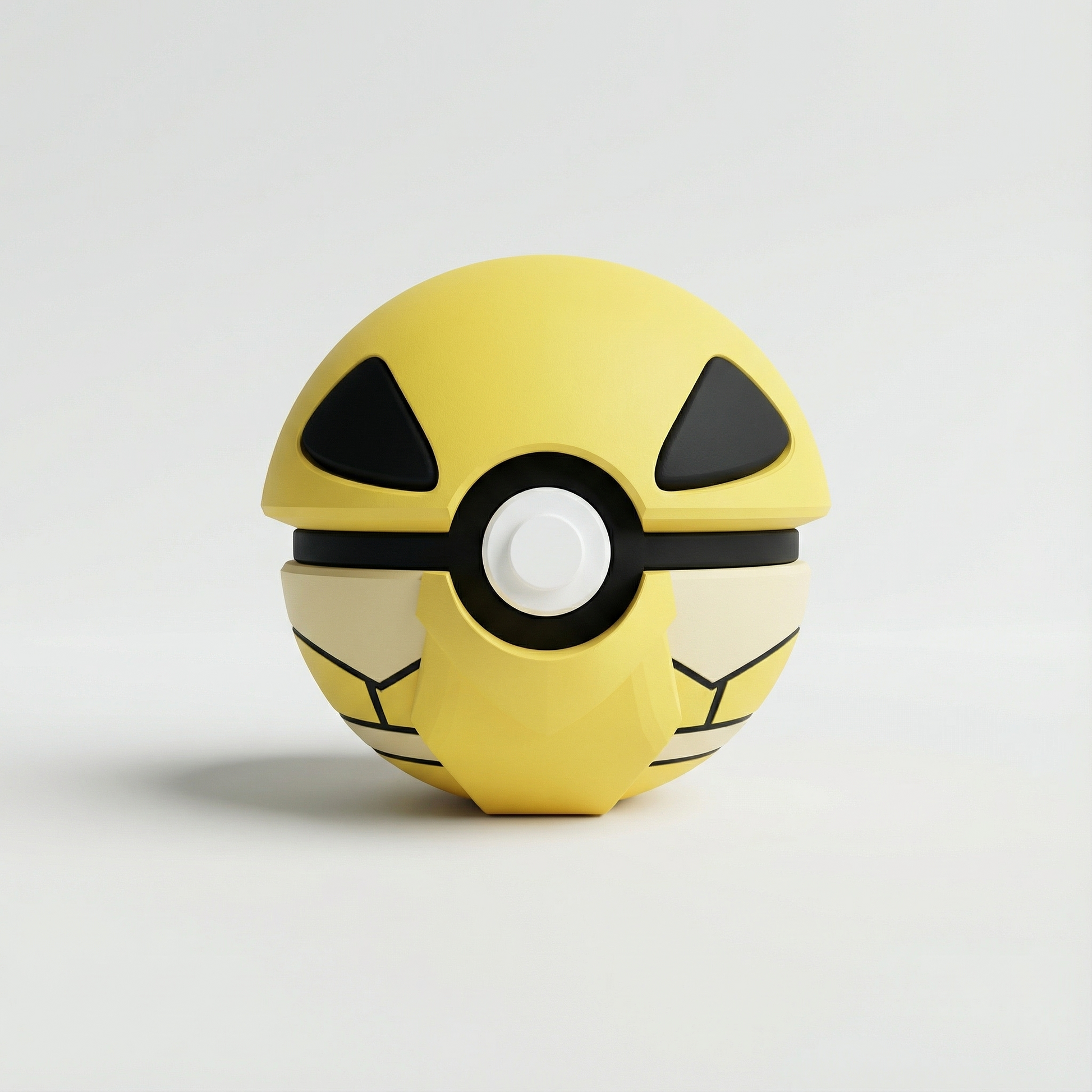 Figura 3D de Kakuna dentro de Pokéball