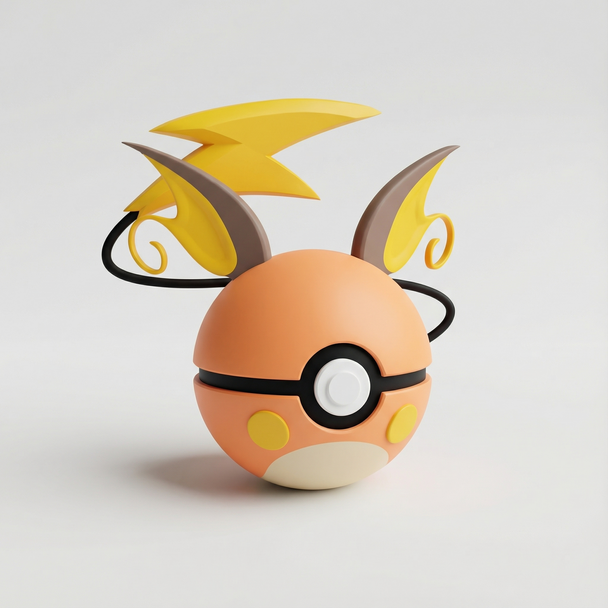 Figura de Raichu en 3D tipo Eléctrico.