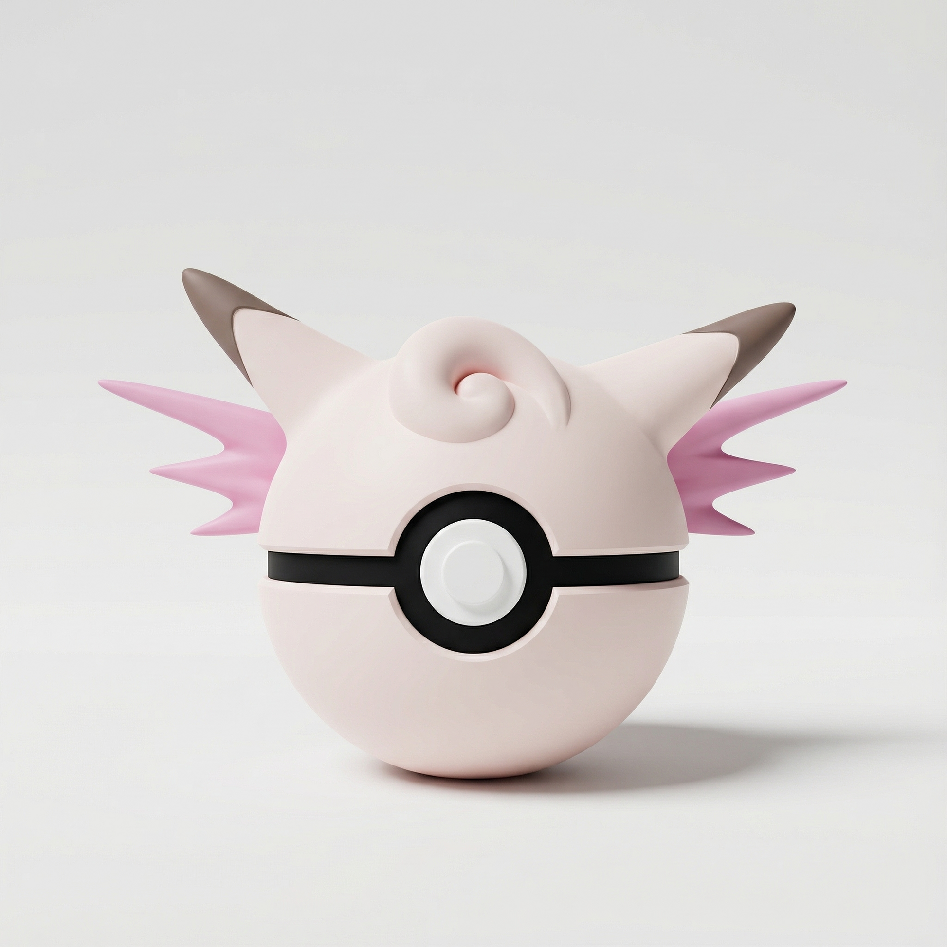 Figura 3D de Clefable de tipo hada