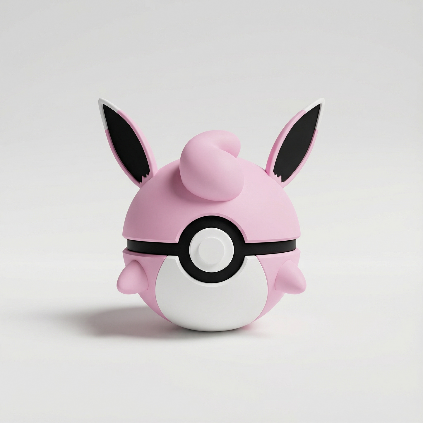 Réplica 3D de Wigglytuff en Pokéball