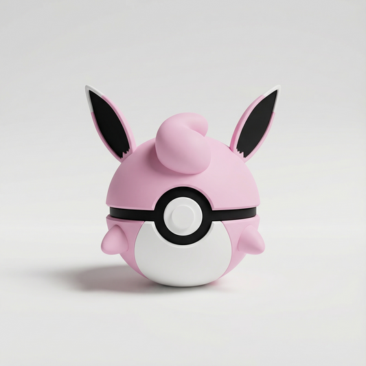 Réplica 3D de Wigglytuff en Pokéball