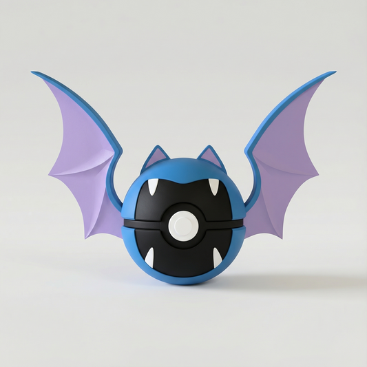 Figura impresa en 3D del Pokemon Golbat