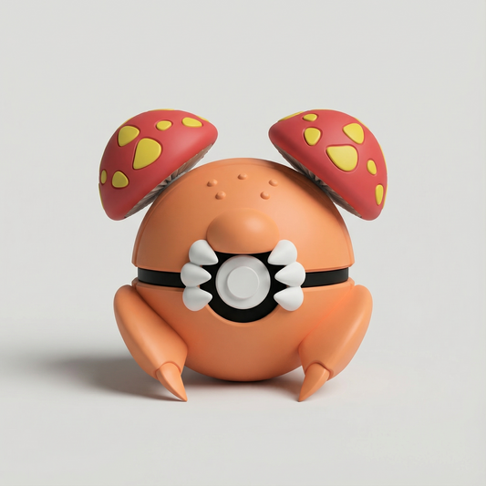 Figura de Paras tipo Bicho impresa en 3D