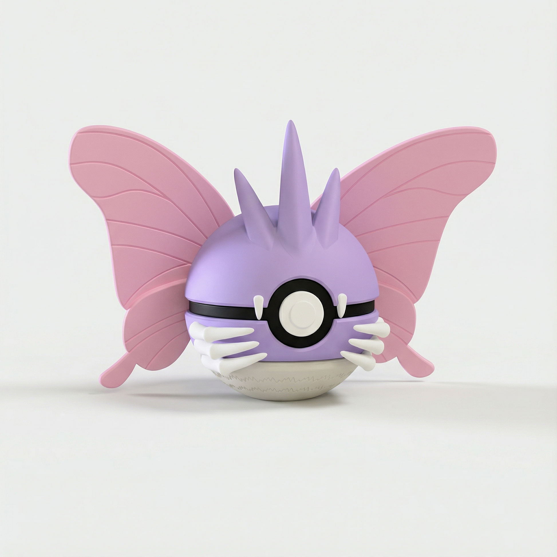 Figura 3D de Venomoth tipo Bicho Veneno