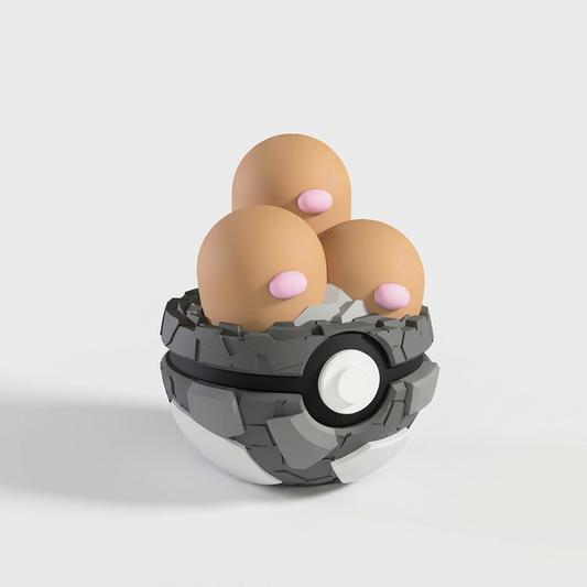Figura Dugtrio impresión 3D Gen 1