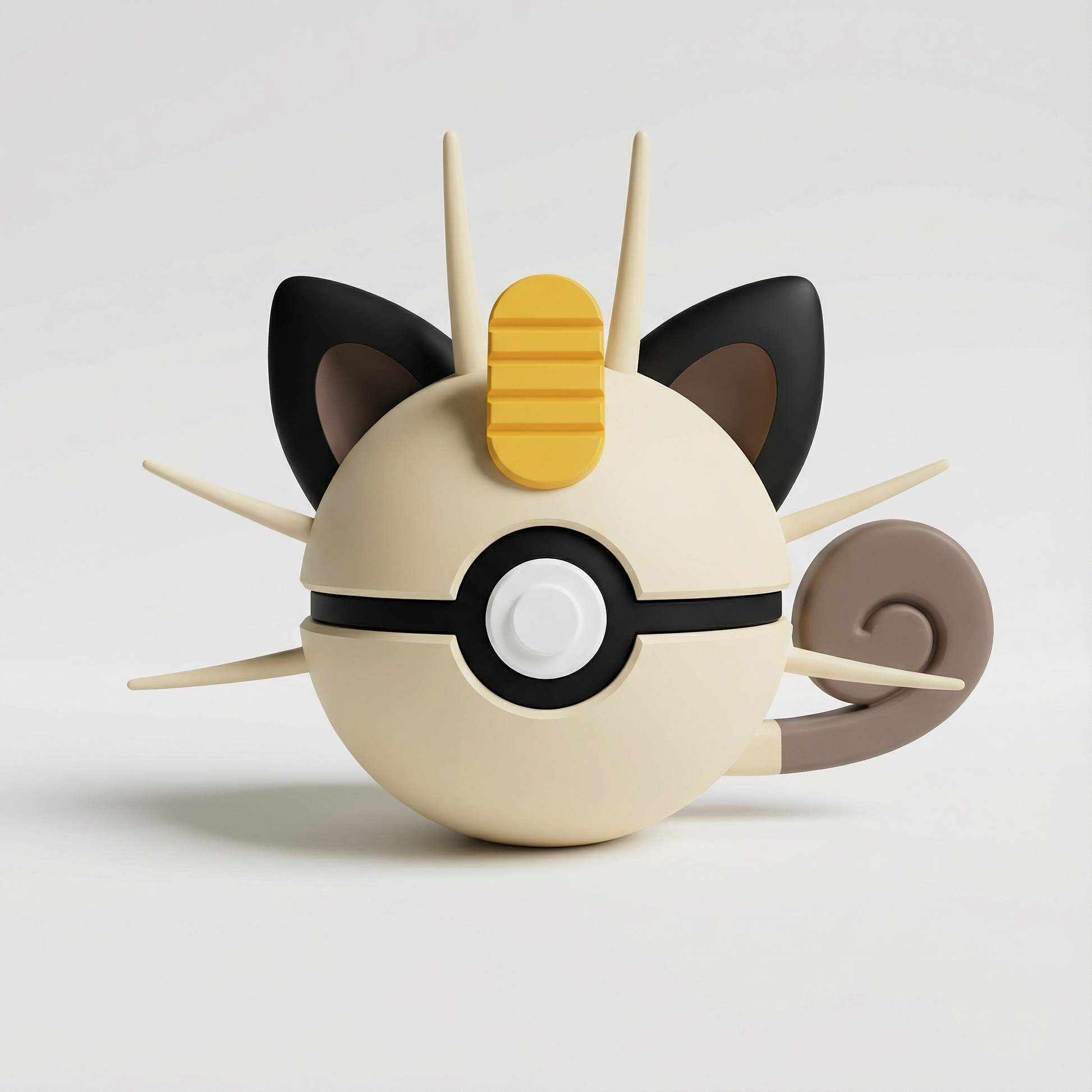 Figura 3D coleccionable de Meowth