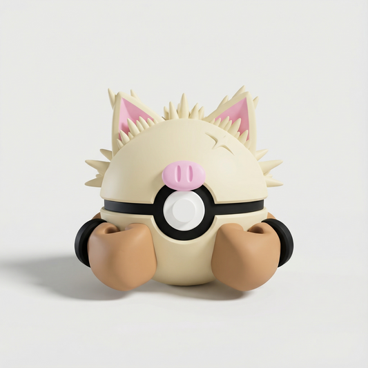 Figura de Primeape impresa en 3D