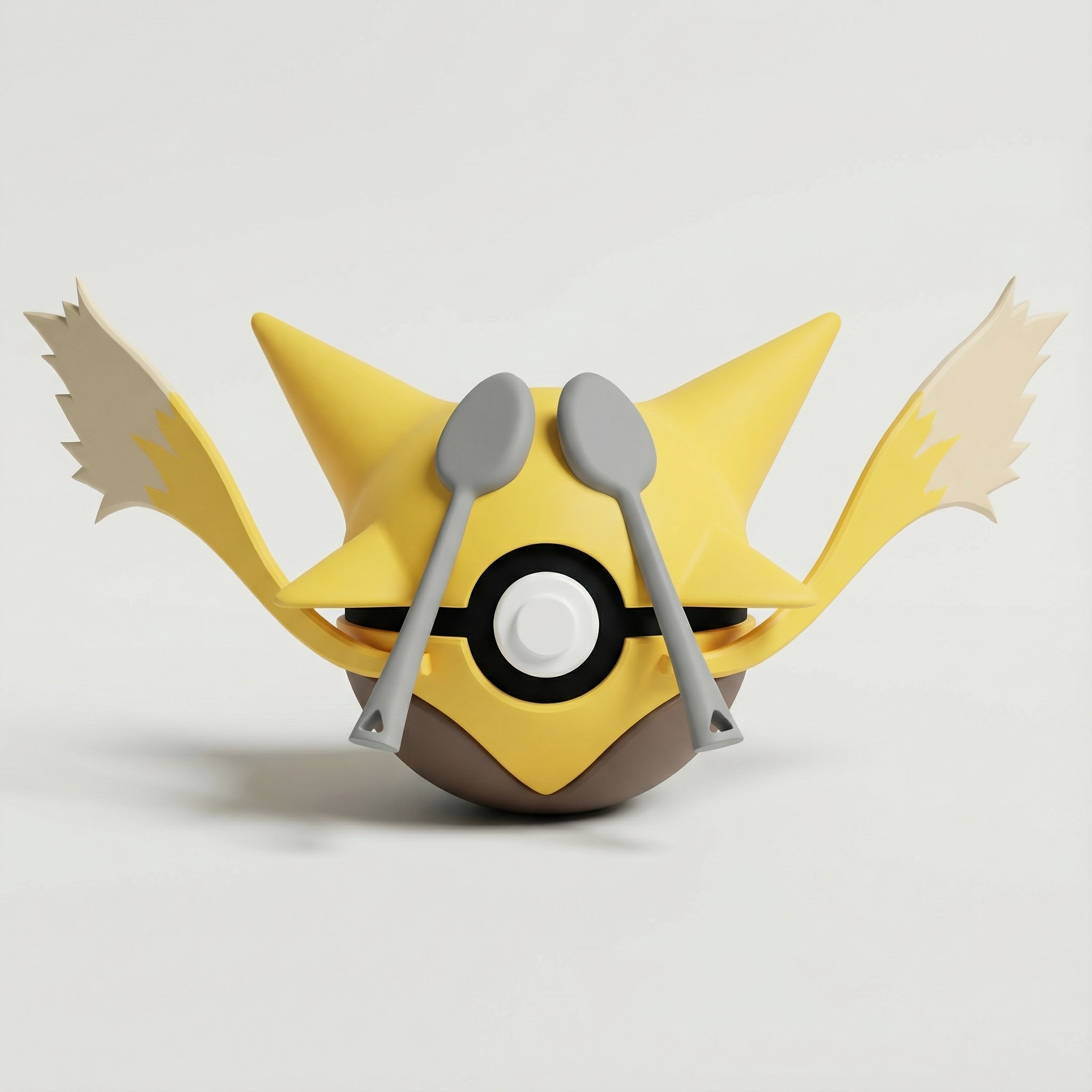 Réplica Pokéball Alakazam impresa en 3D