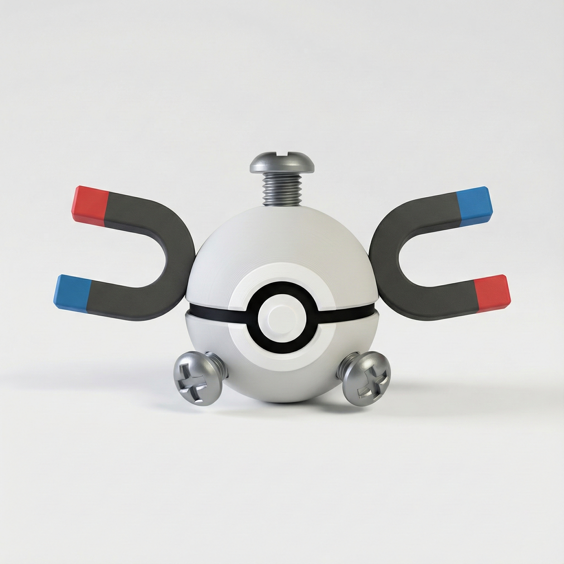 Figura impresa en 3D de Magnemite Gen 1