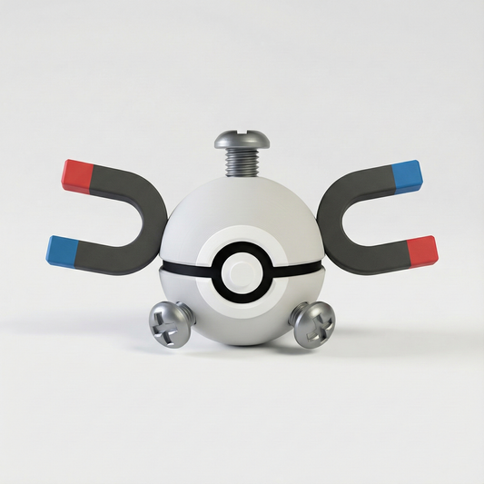 Figura impresa en 3D de Magnemite Gen 1