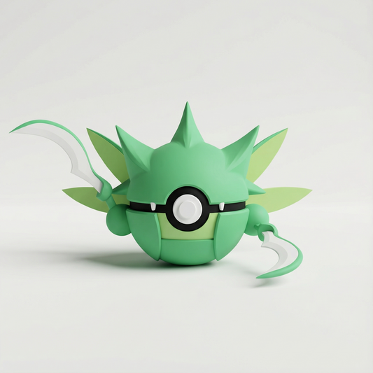 Figura Scyther 3D Pokémon tipo Bicho