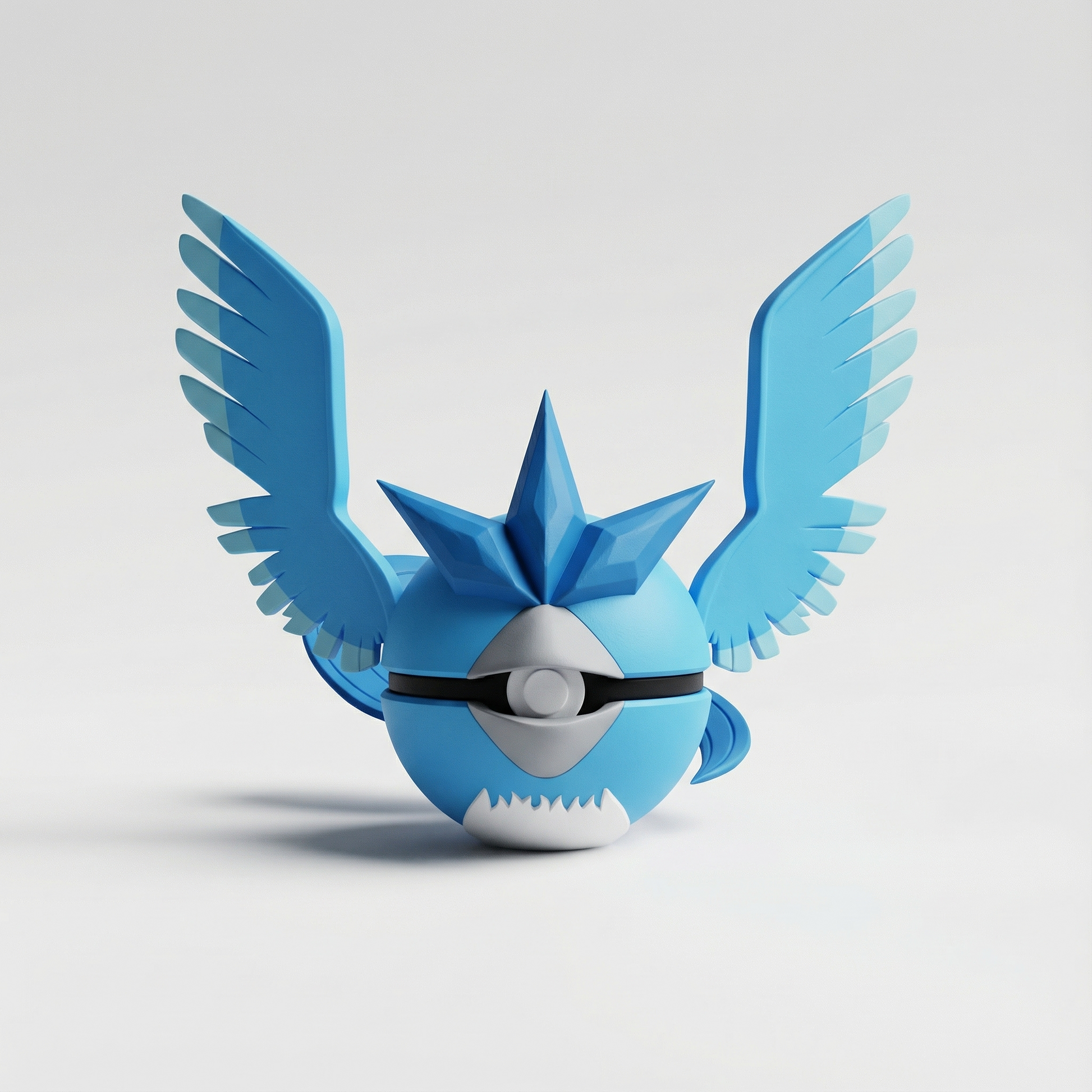 Articuno de Hielo Gen 1 impreso en 3D