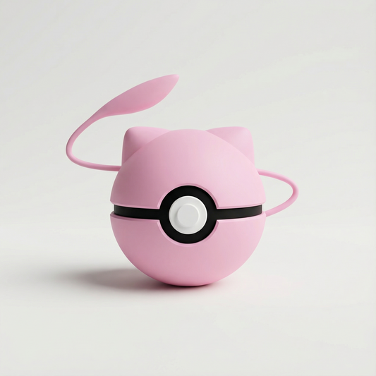 Mew Pokemon réplica 3D rosa detallada