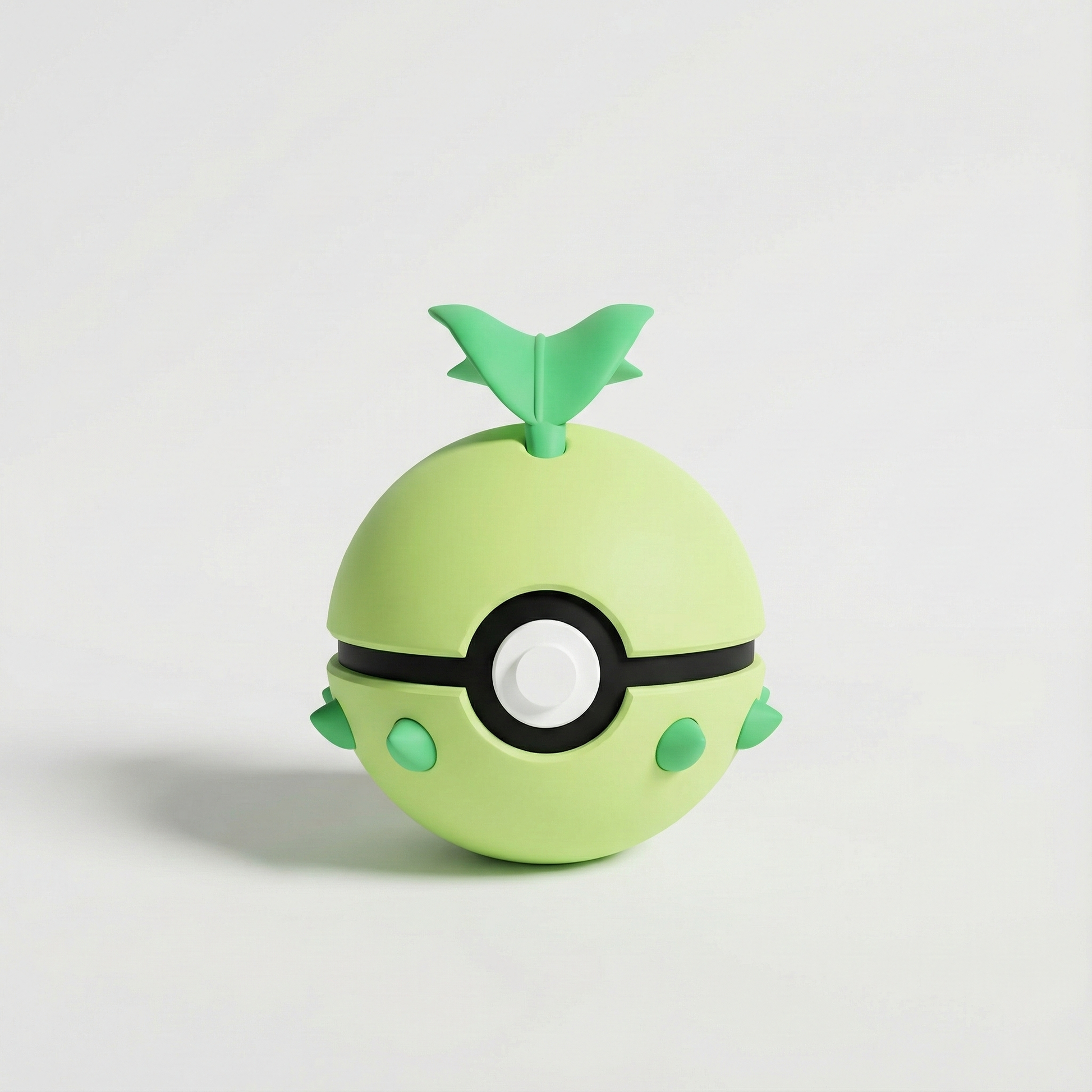 Figura de Chikorita tipo planta en 3D