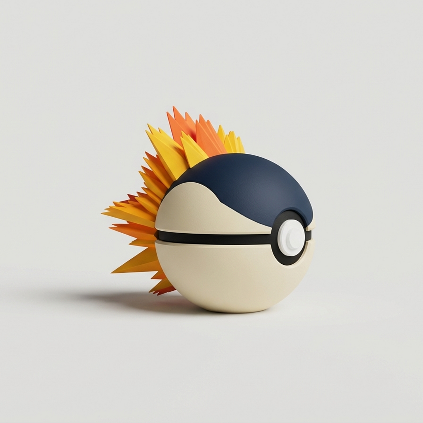 Figura de Cyndaquil impresa en 3D