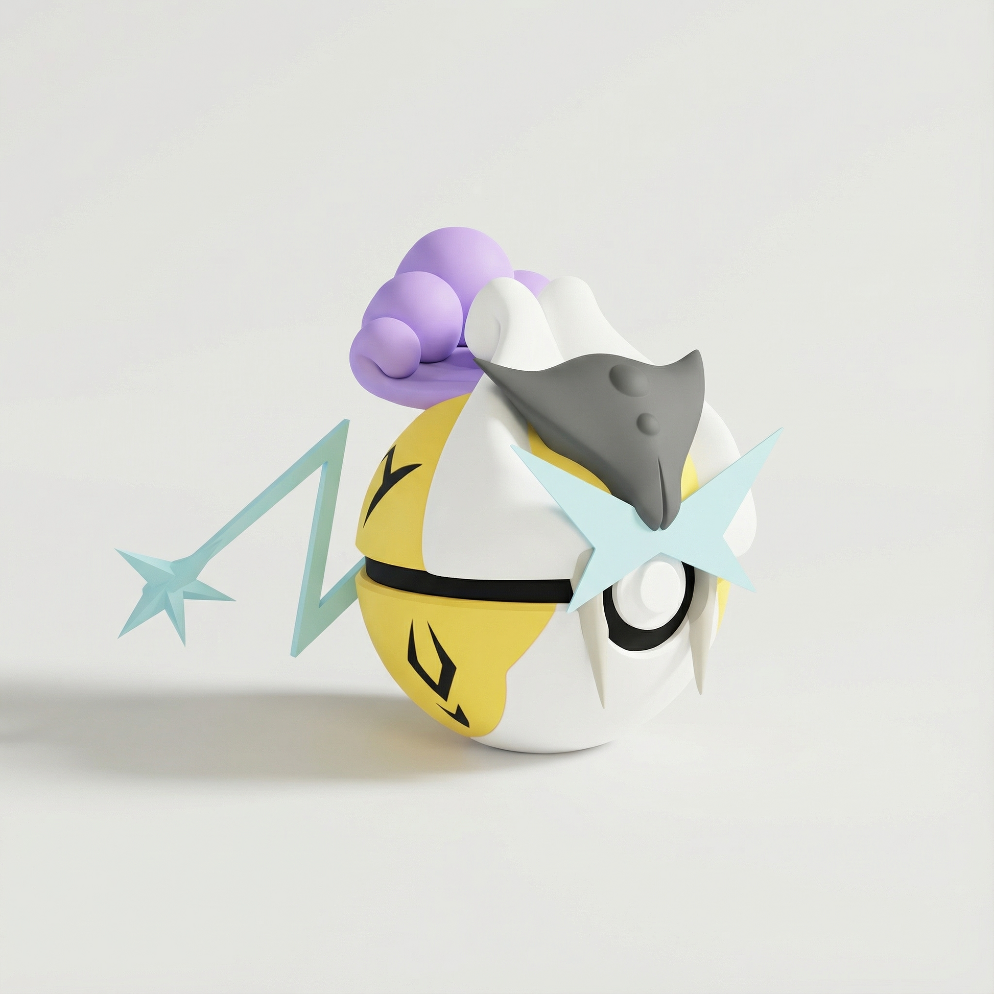 Figura de Raikou Pokémon Eléctrico 3D