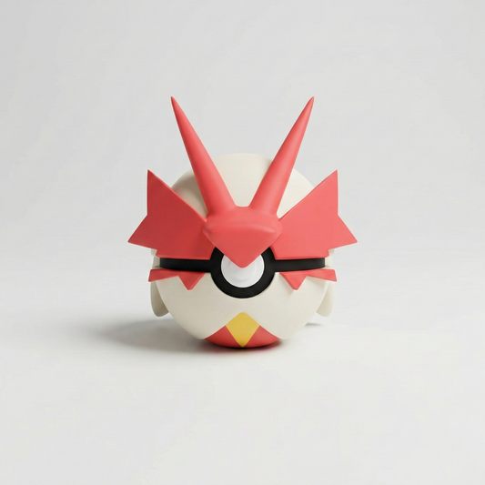 Figura coleccionable de Blaziken Pokémon tipo Fuego y Lucha impreso en 3D