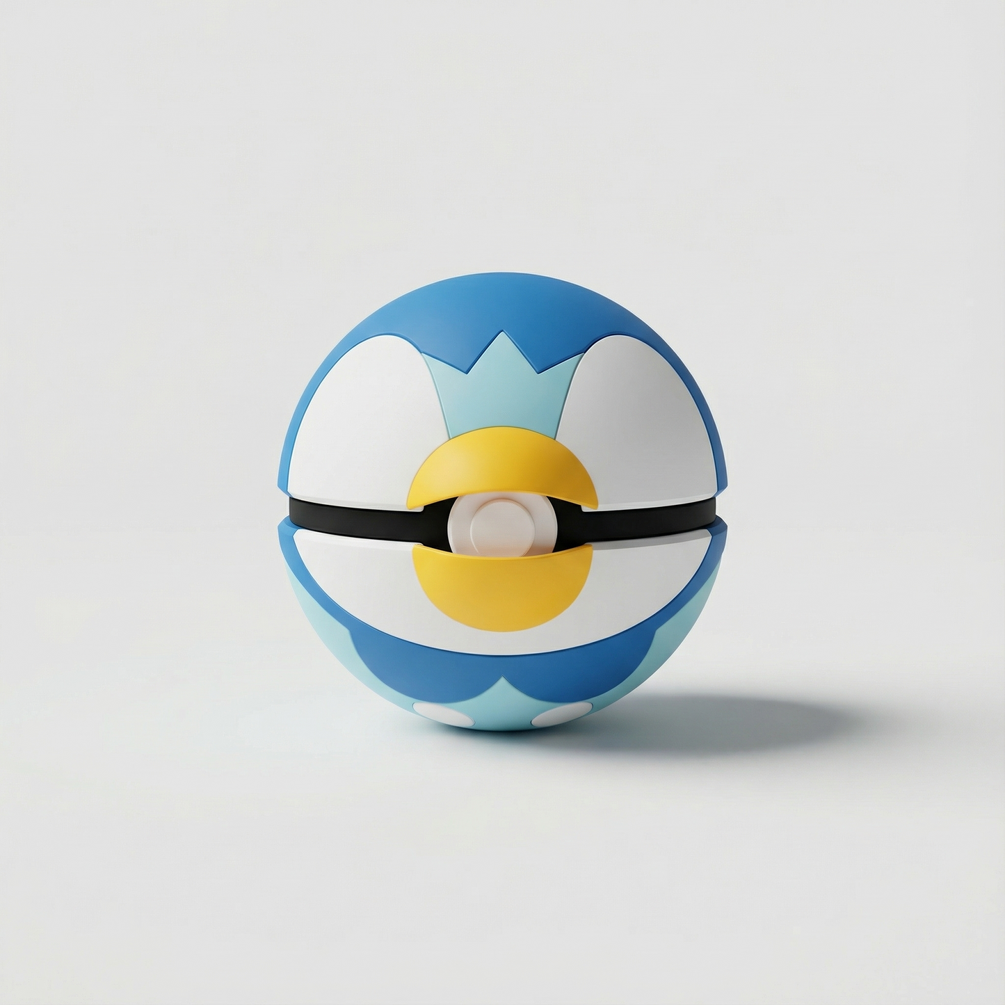 Piplup Pokemon Gen 4 impresión 3D azul