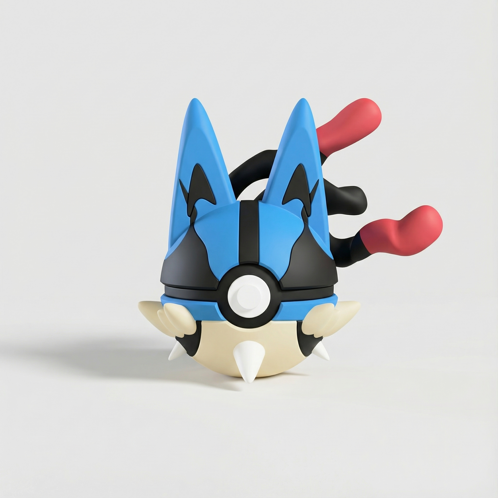 Figura de Mega Lucario impresa en 3D