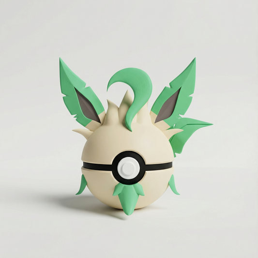 Réplica Pokéball Leafeon impresión 3D