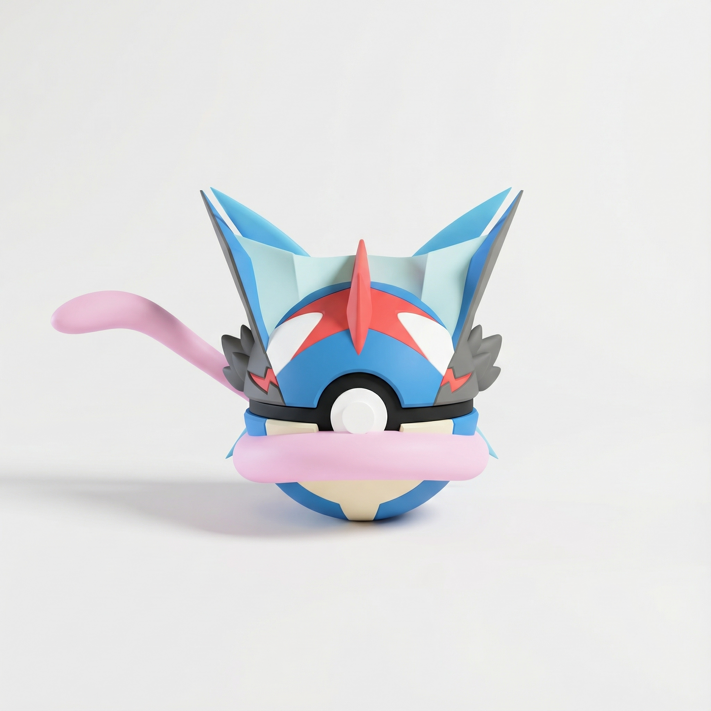 Figura de Greninja Ash impresa en 3D