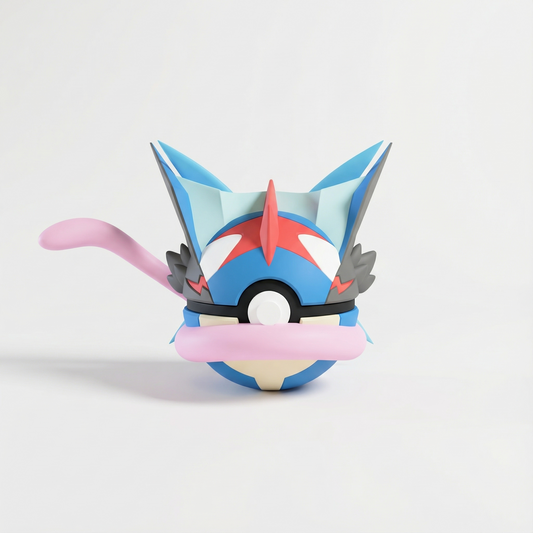 Figura de Greninja Ash impresa en 3D