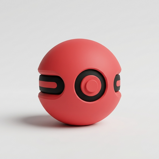 Réplica Cherish Ball roja impresa en 3D