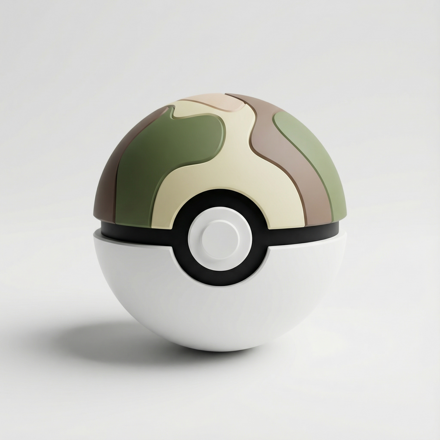 Réplica Safari Ball de Pokemon en 3D