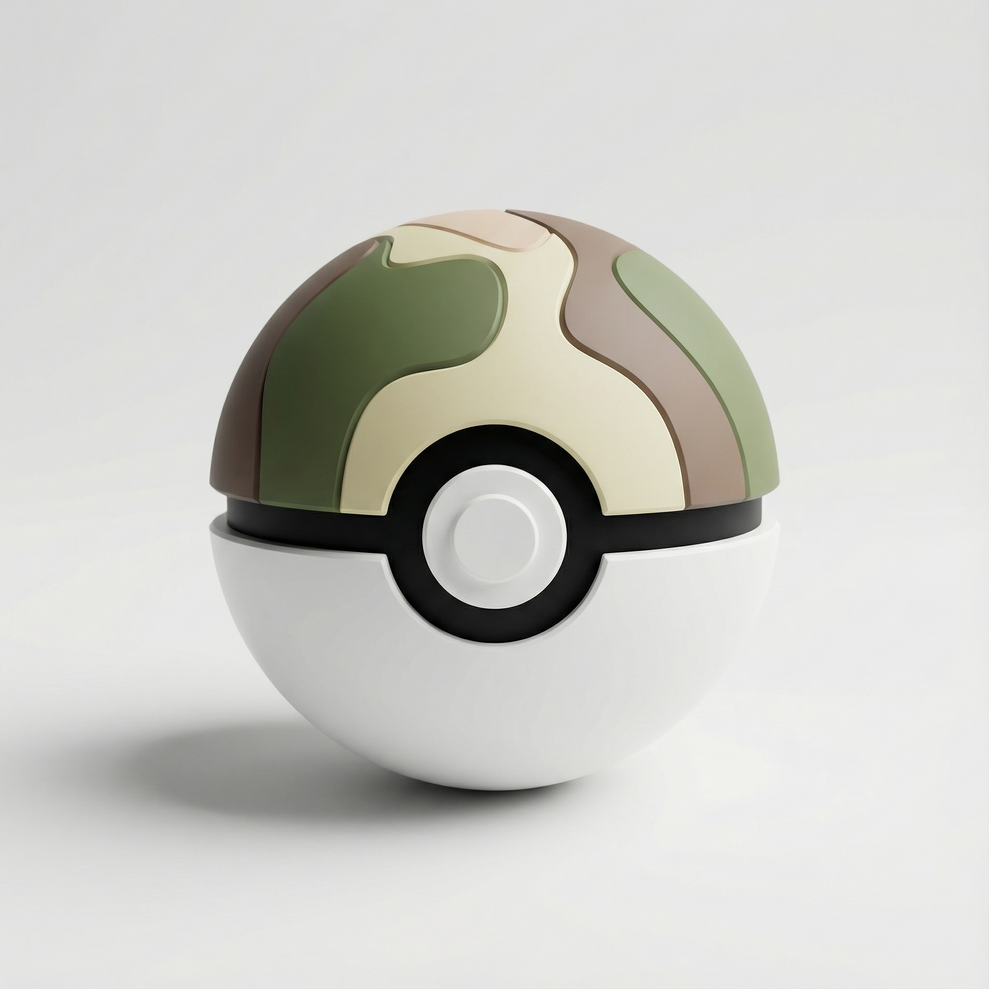 Réplica Safari Ball de Pokemon en 3D